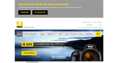 Desktop Screenshot of nikon.fr