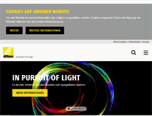Tablet Screenshot of nikon.de