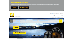 Desktop Screenshot of nikon.dk